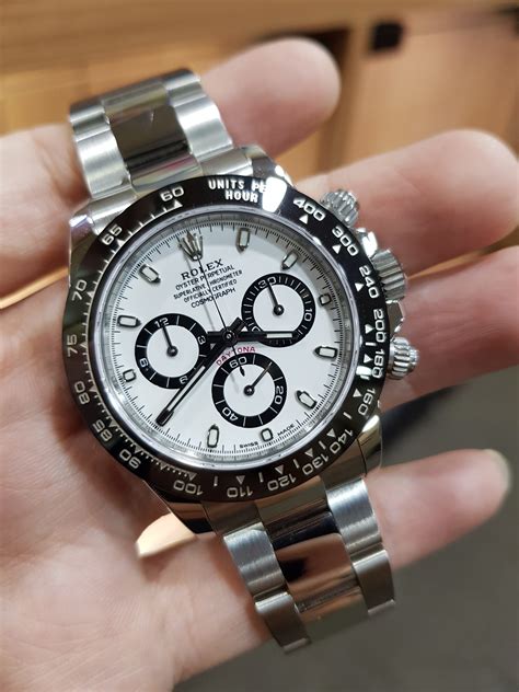 rolex panda black|Rolex daytona panda price chart.